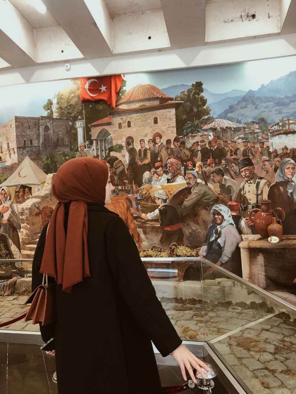 Lamelif Sıcak Çikolata Keten Şal