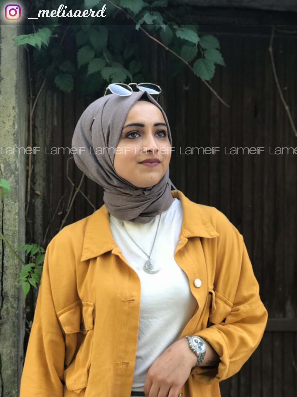 Lamelif Açık Gri Keten Şal