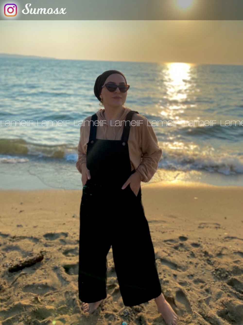 Smoked Pool Neck Denim Unprinted Overalls