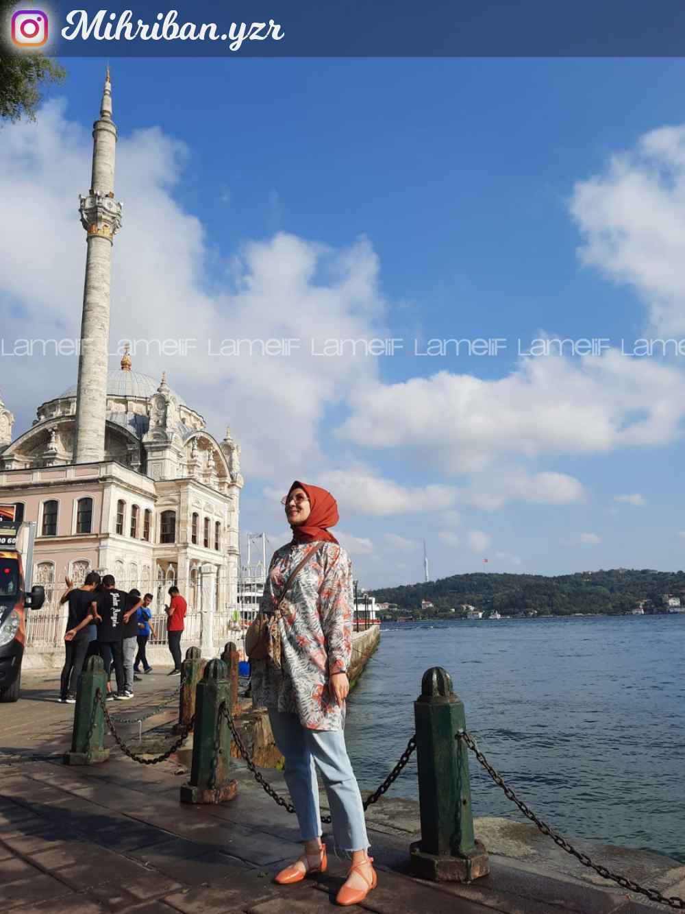 Modalamelif Çiçek Desen Dijital Baskı Gömlek Bej