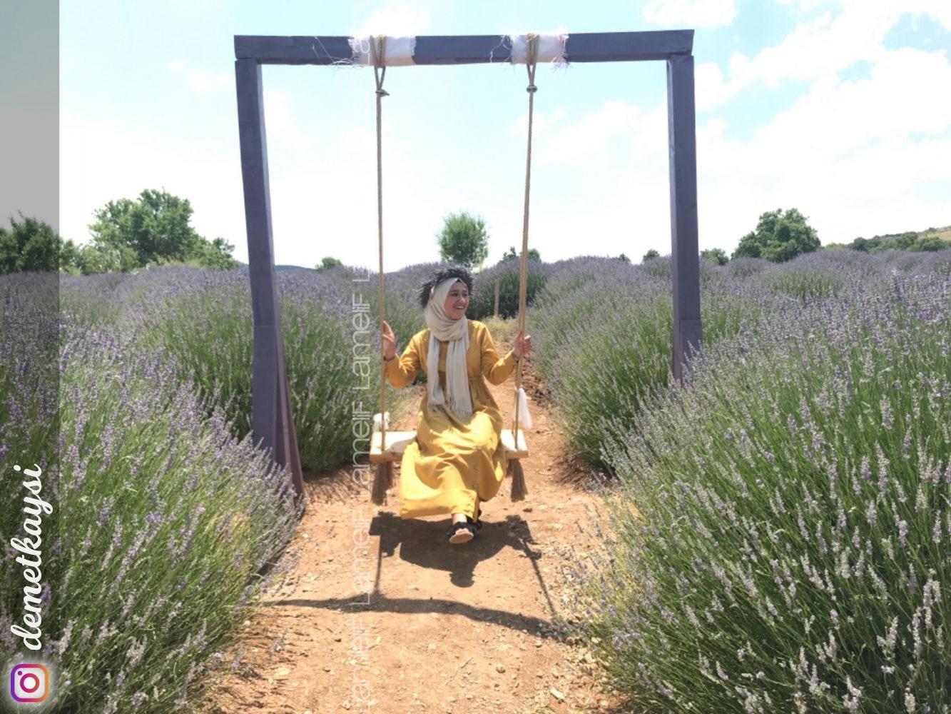 Modalamelif Keten Elbise Hardal