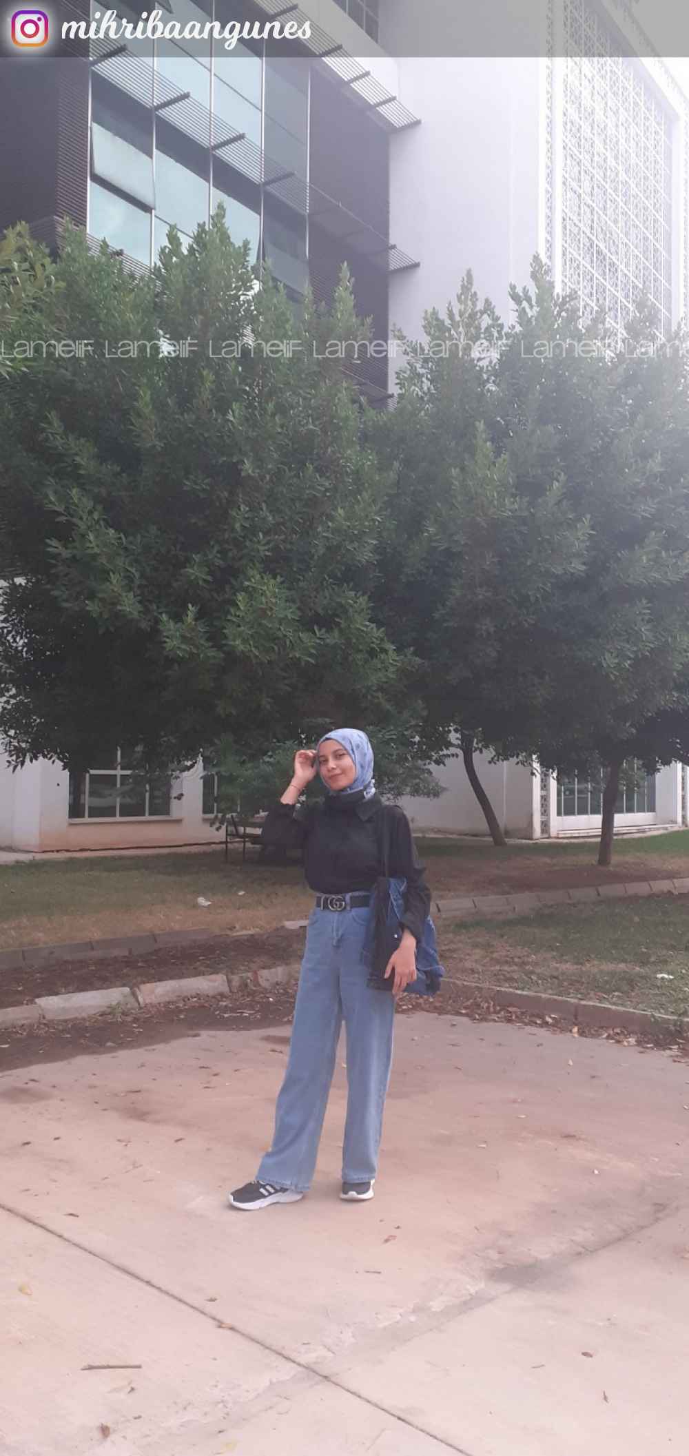 Lamelif Midi Boy Bol Paça Pantolon Açık Mavi