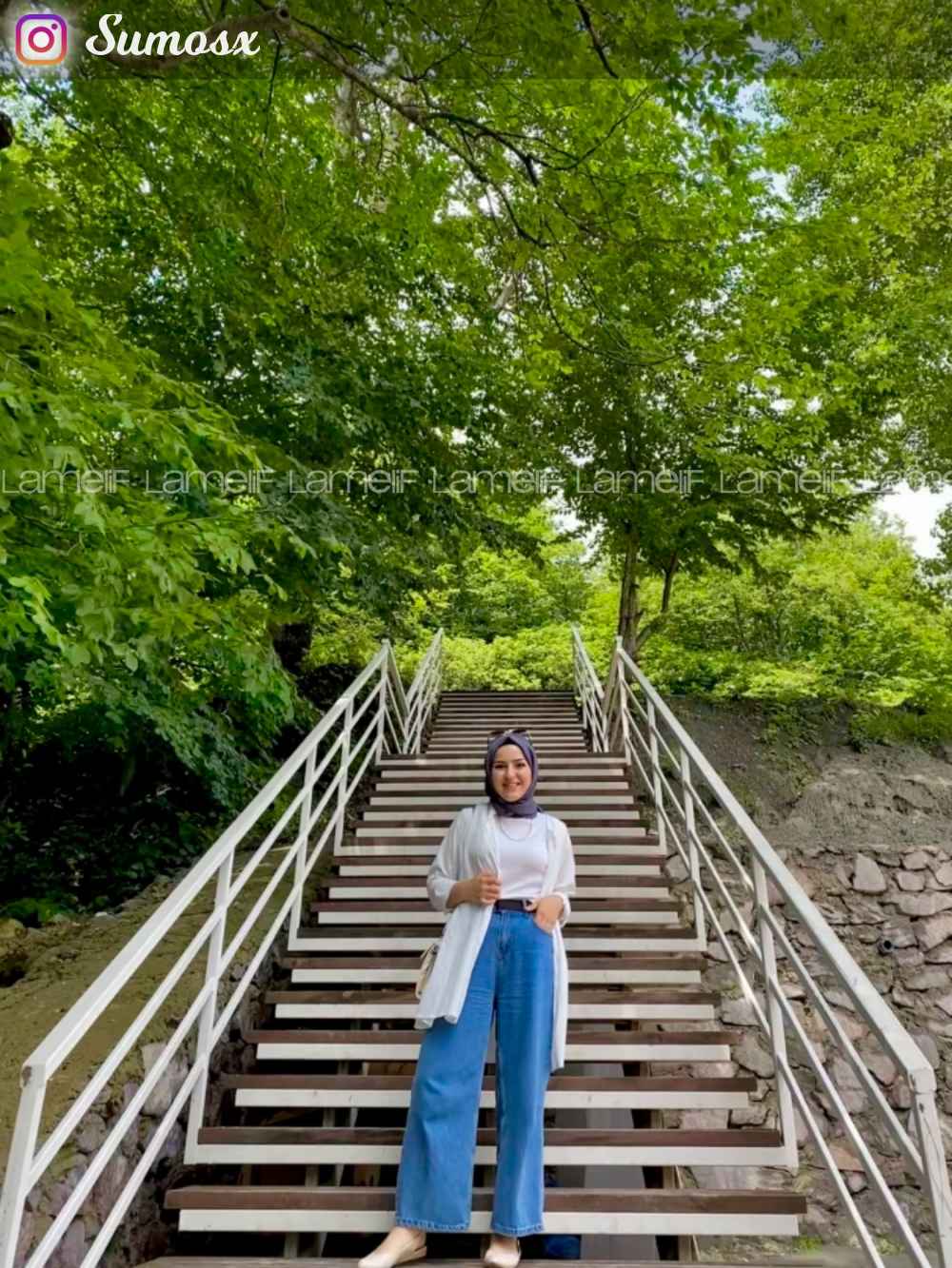 Lamelif Midi Boy Bol Paça Pantolon Açık Mavi