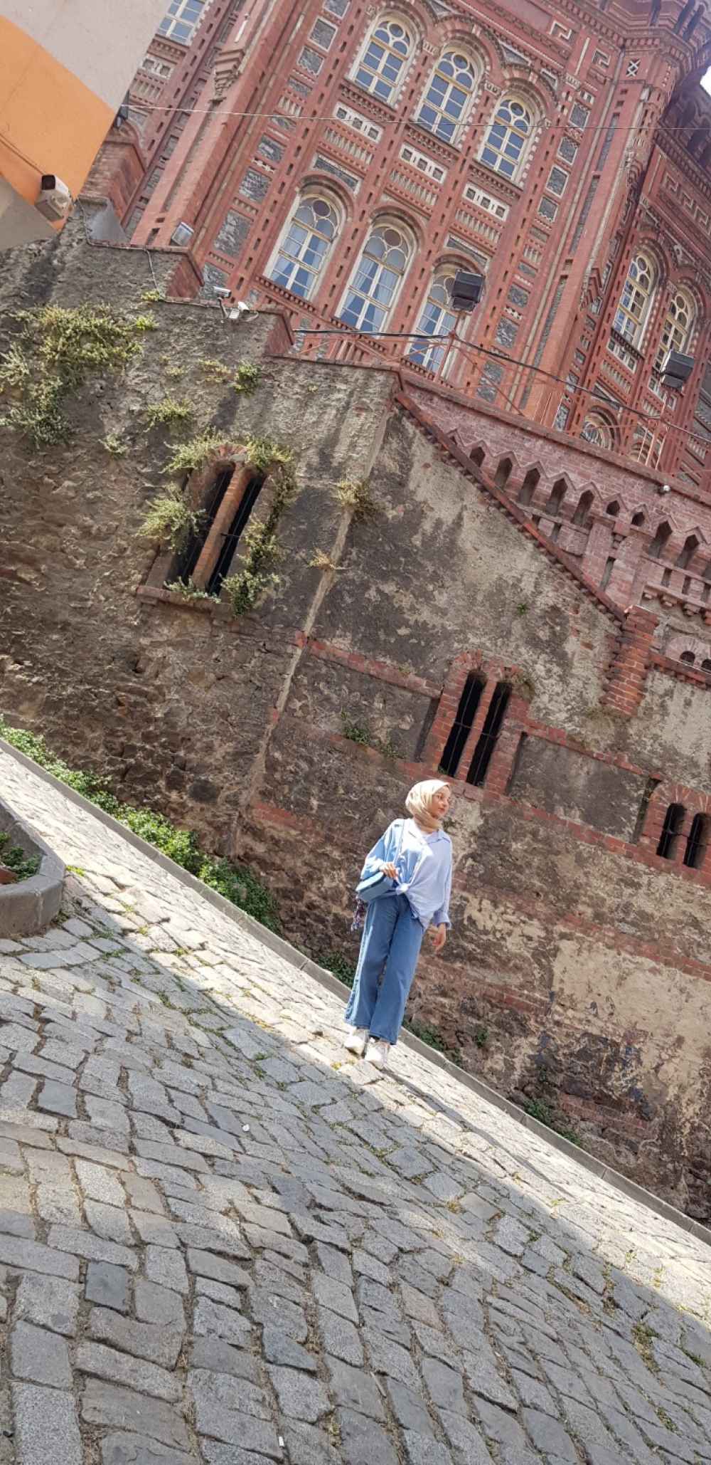 Lamelif Midi Boy Bol Paça Pantolon Açık Mavi