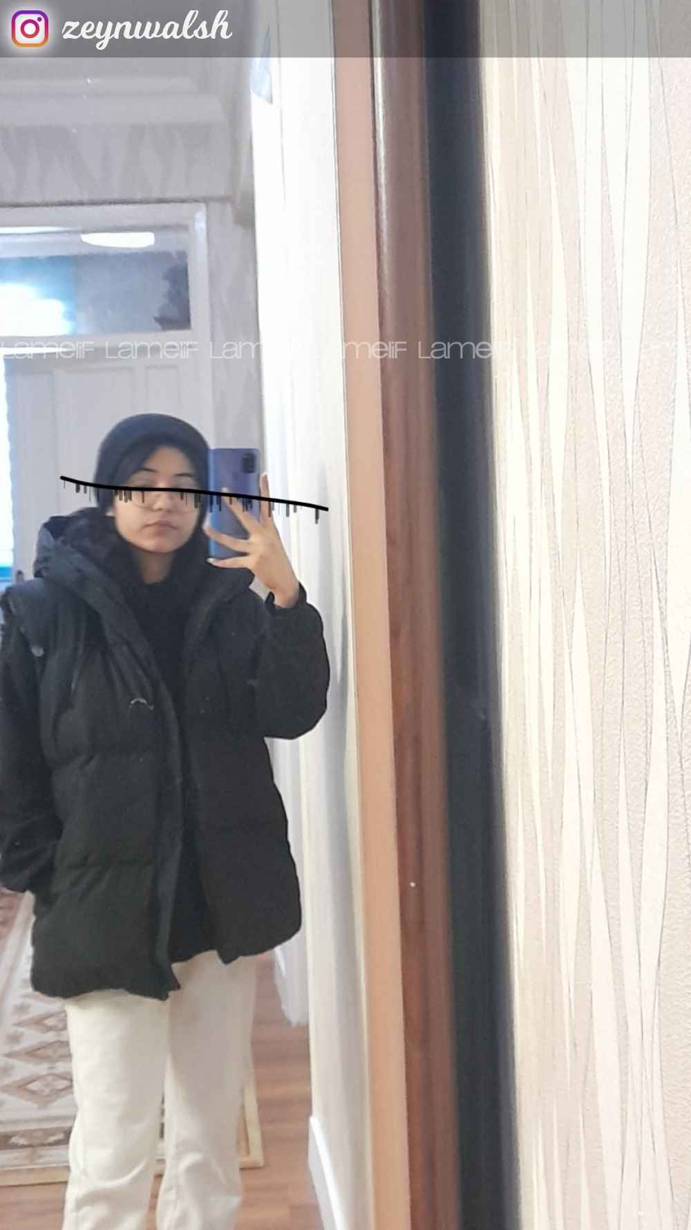 Lamelif Kapşonlu Şişme Yelek Siyah