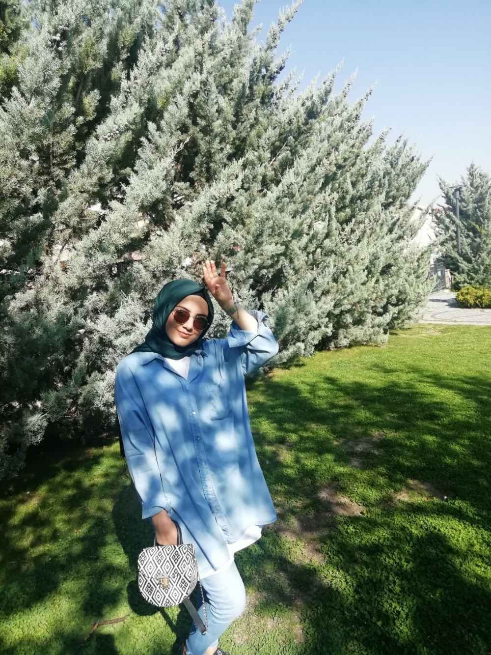 Modalamelif Oversize Gizli Cepli Kot Gömlek