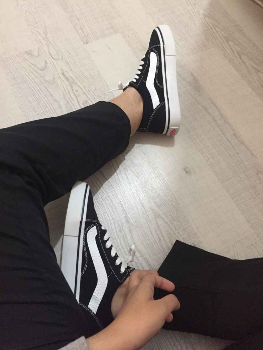 Modalamelif Siyah Kibar Görünümlü Spor Ayakkabı