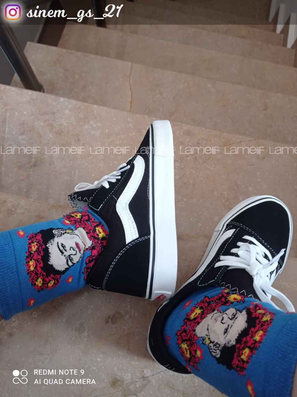 Modalamelif Siyah Kibar Görünümlü Spor Ayakkabı