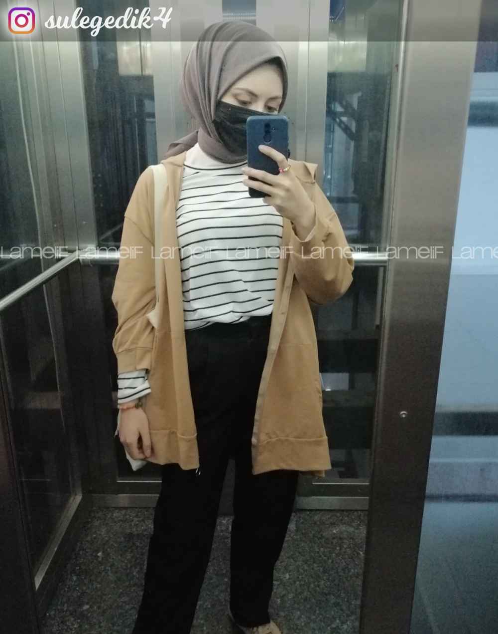 Camel V Neck Long Arm Knitwear Cardigan