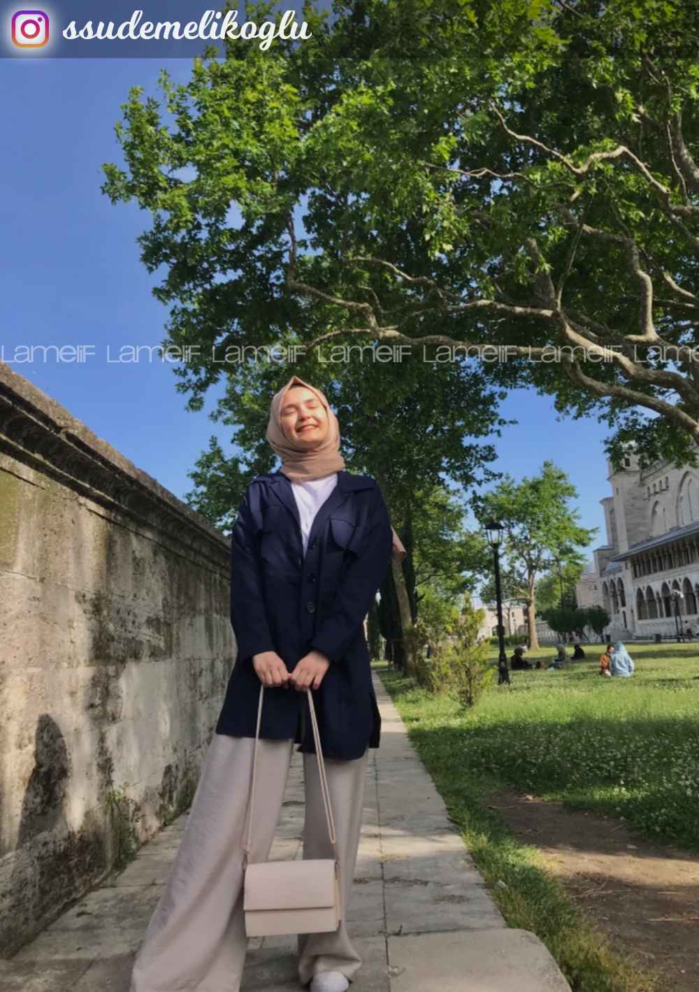 Modalamelif Kapak Cepli Gömlek Lacivert