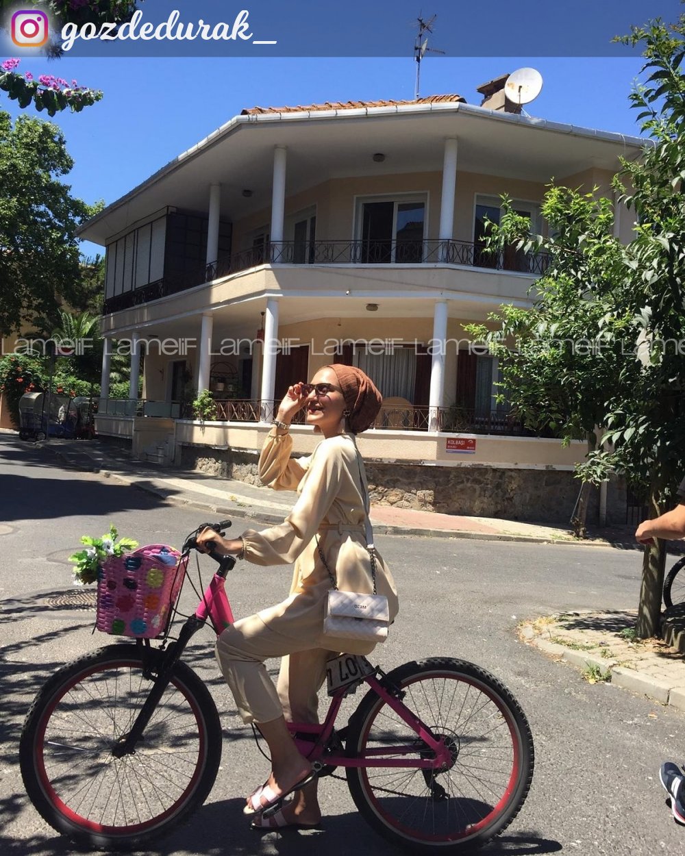 Modalamelif Kuşaklı Takım Krem