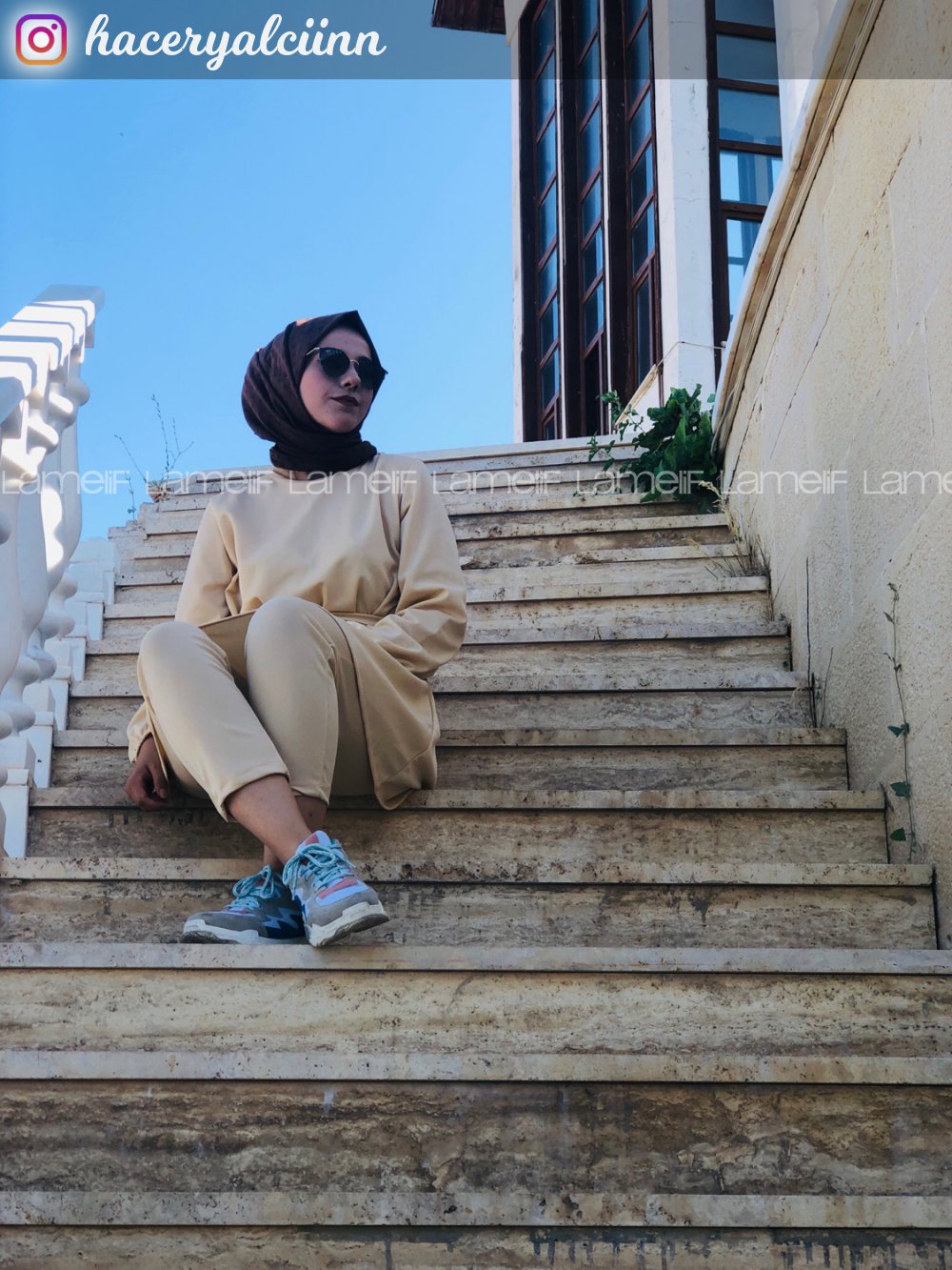 Modalamelif Kuşaklı Takım Krem