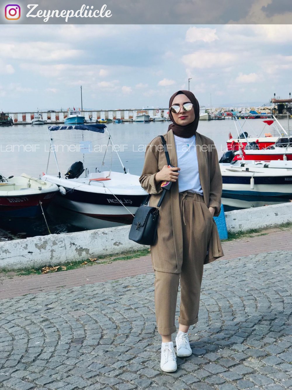 Modalamelif Koyu Vizonrengi Asortik Takım