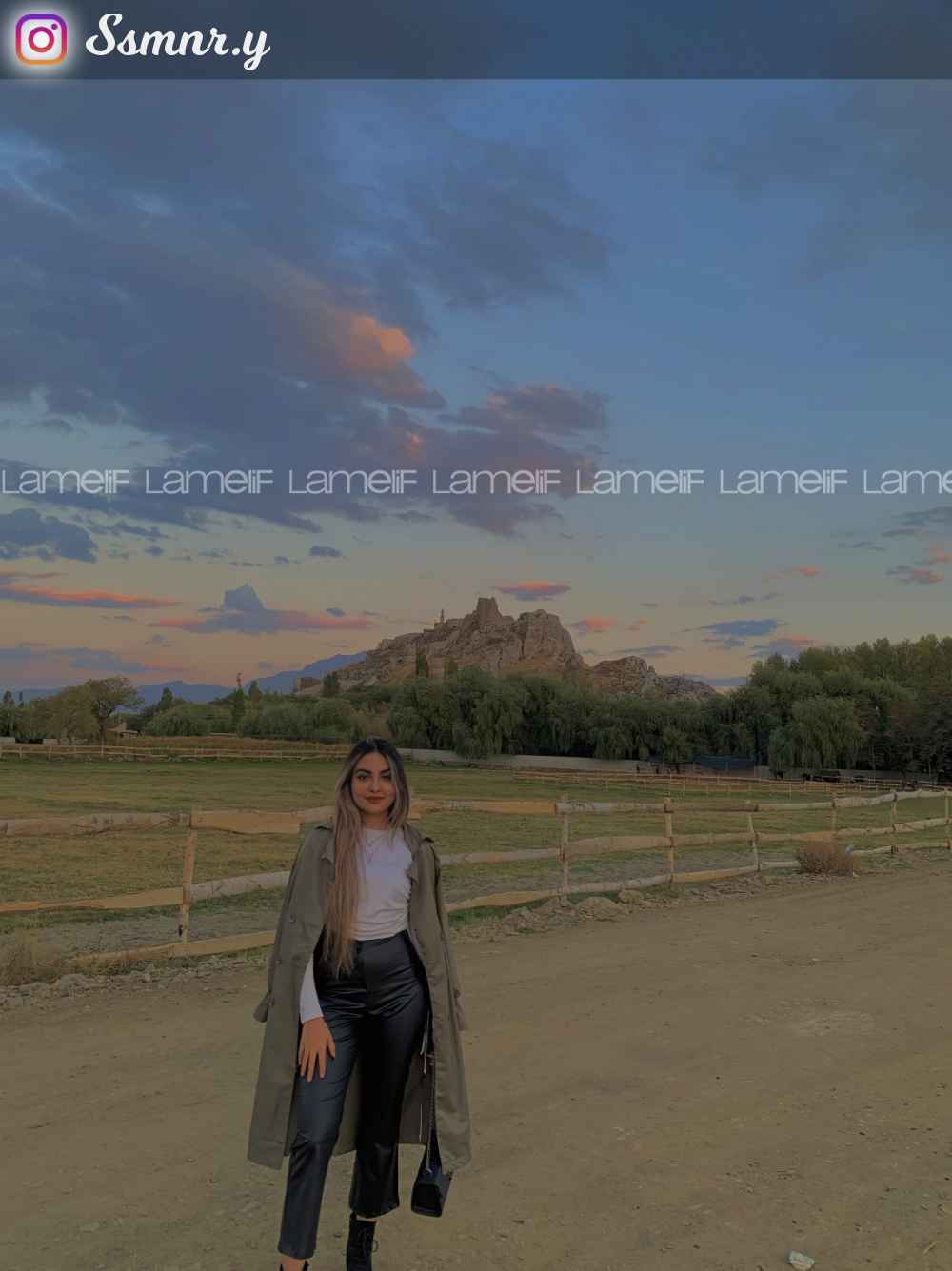 Modalamelif Beli Kuşak Bağlamalı Düğme Detaylı Trenç Haki