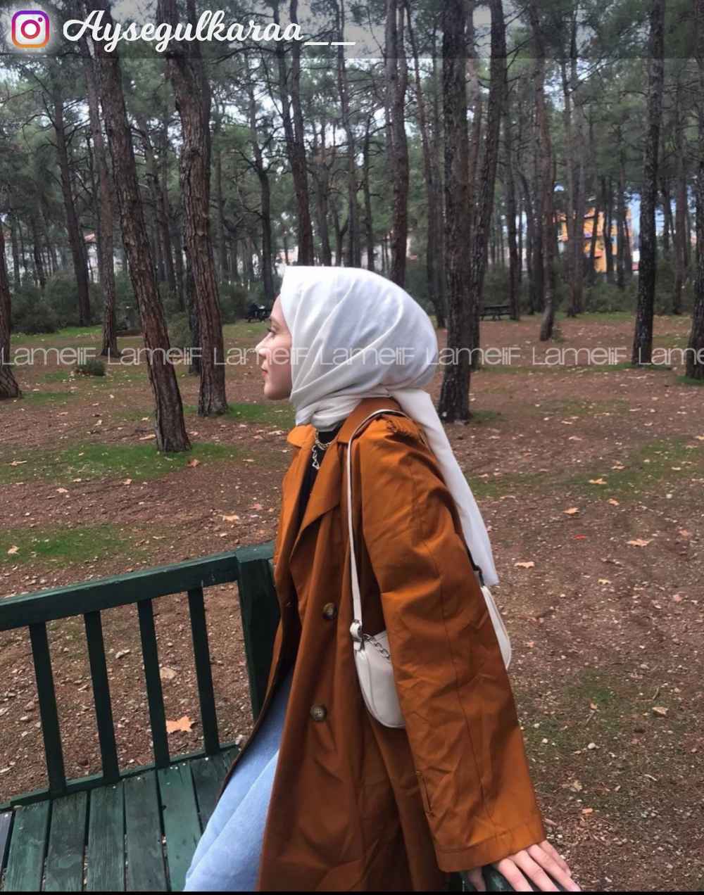 Lamelif Keten Şal Krem