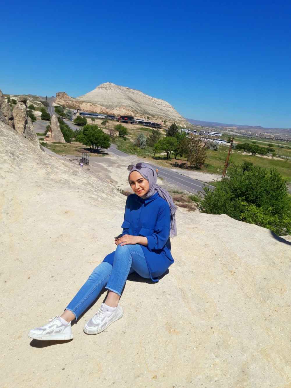 Gray Cotton Fabric Straight Shawl