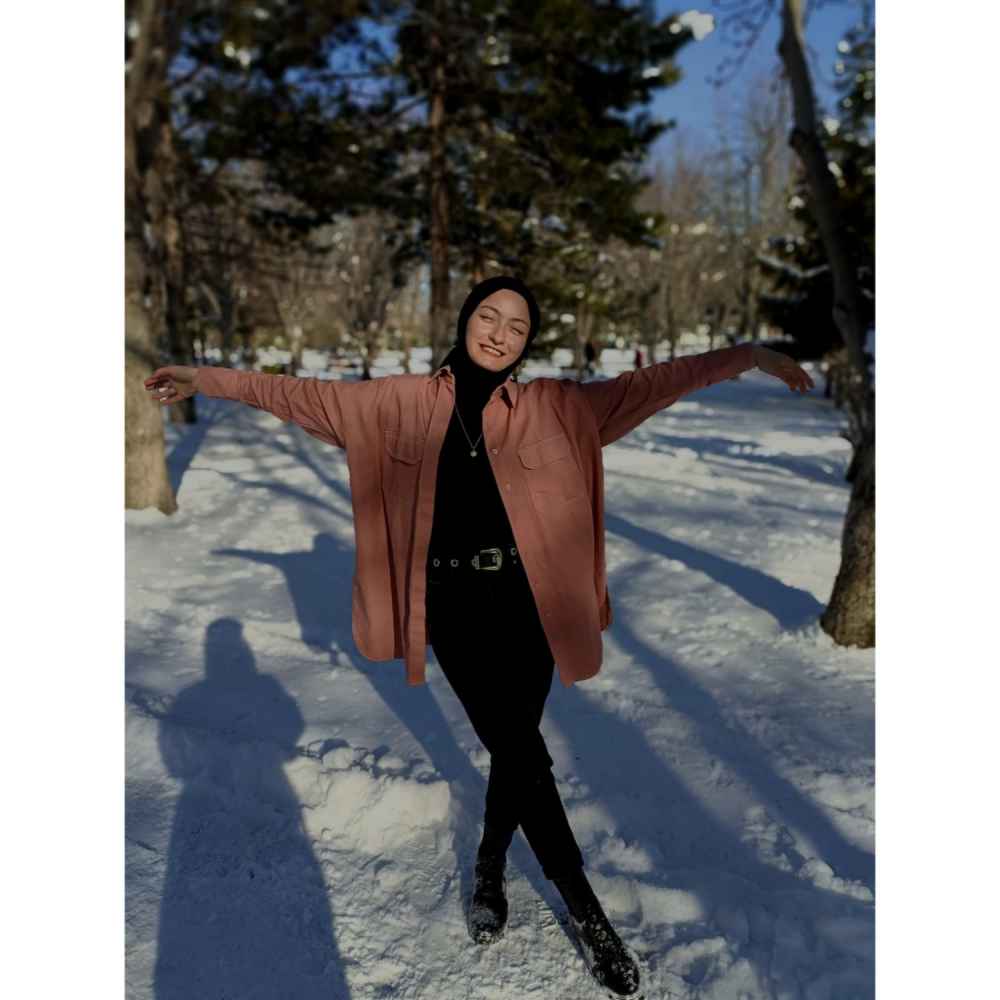 Modalamelif Önü Boydan Düğmeli Çift Kapak Cepli Dikiş Detaylı Gömlek Gül