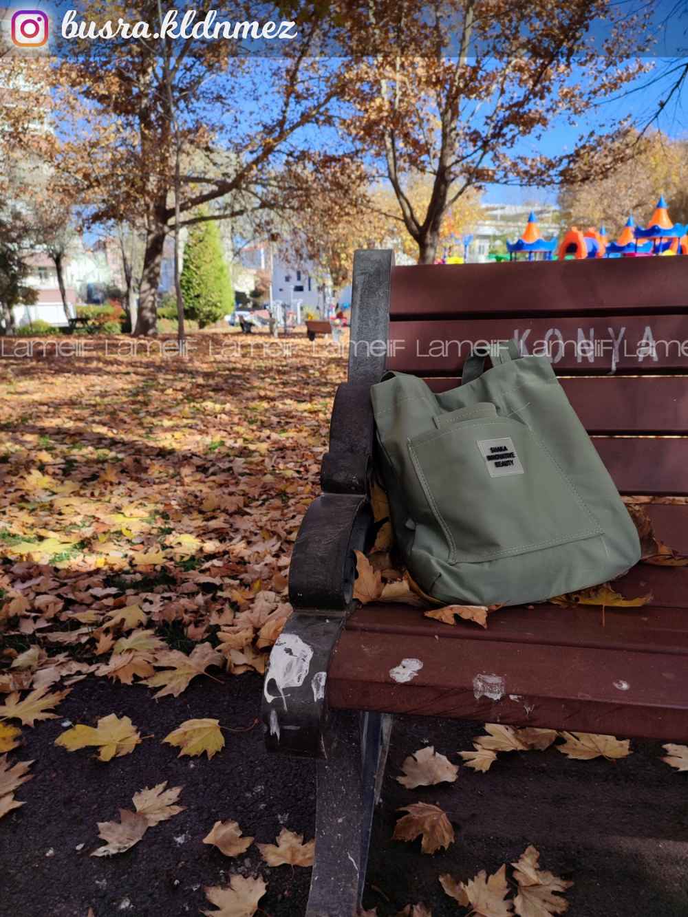 Plum Green Without Accessories Rope Hand Bag Bag