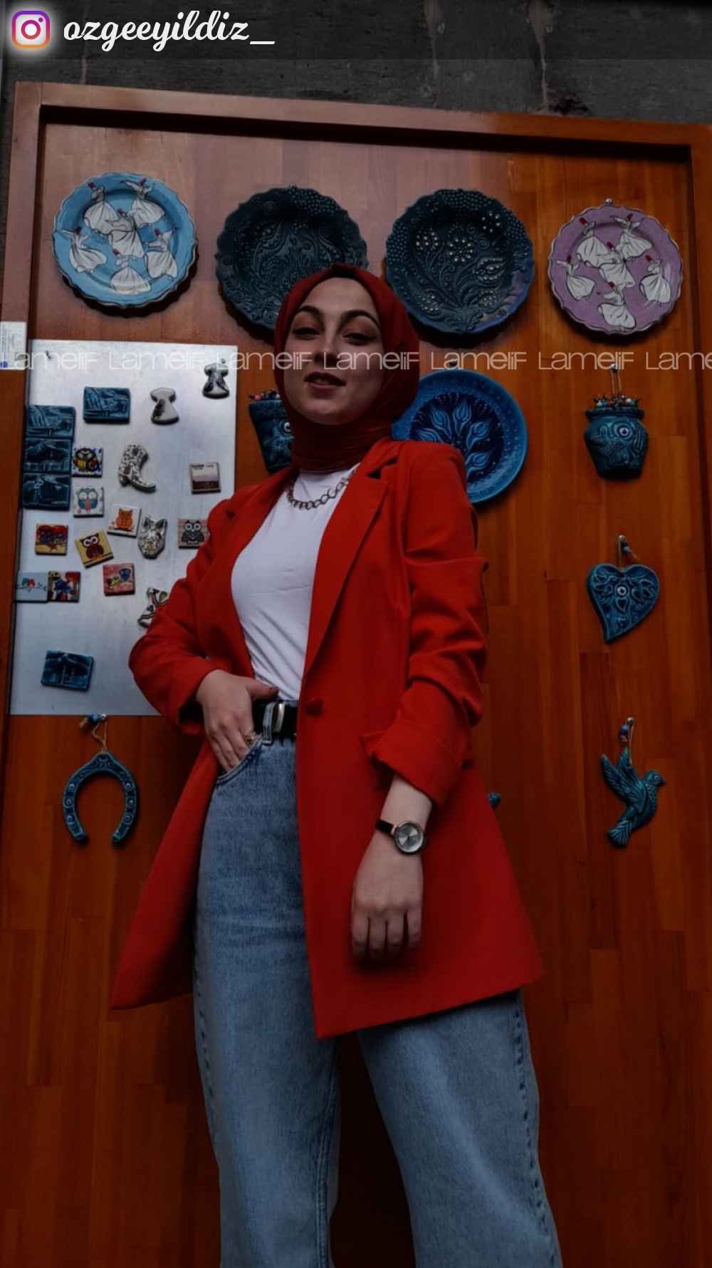 Modalamelif Palazzo Model Paça Sökük Pantolon Buz Mavisi