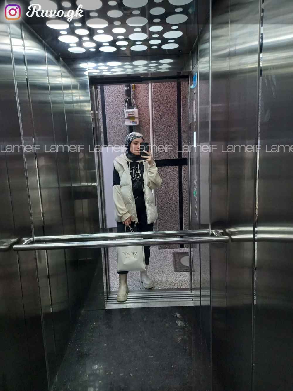 Modalamelif Boston Baskılı Garnili Sweat Siyah