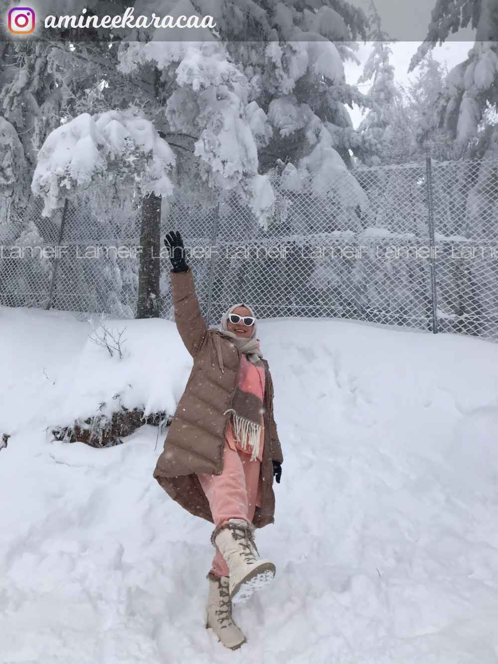 Modalamelif Kapşonlu Şişme Mont Kum Beji