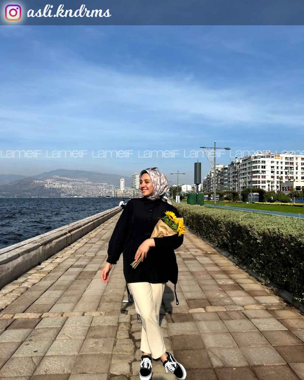 Lamelif Oversize Gömlek Siyah