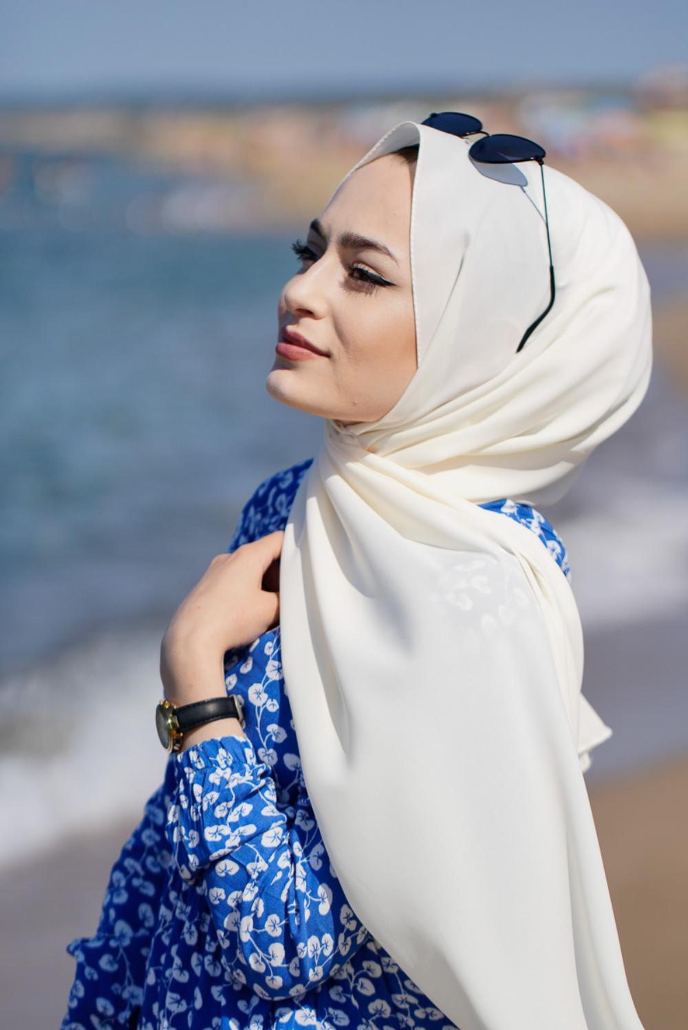 Modalamelif Mavi Yaprak Elbise