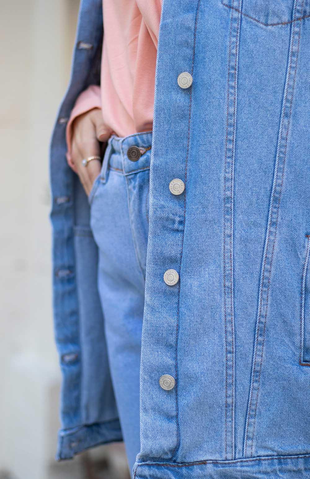 Lamelif Açık Mavi Bf Kot Ceket