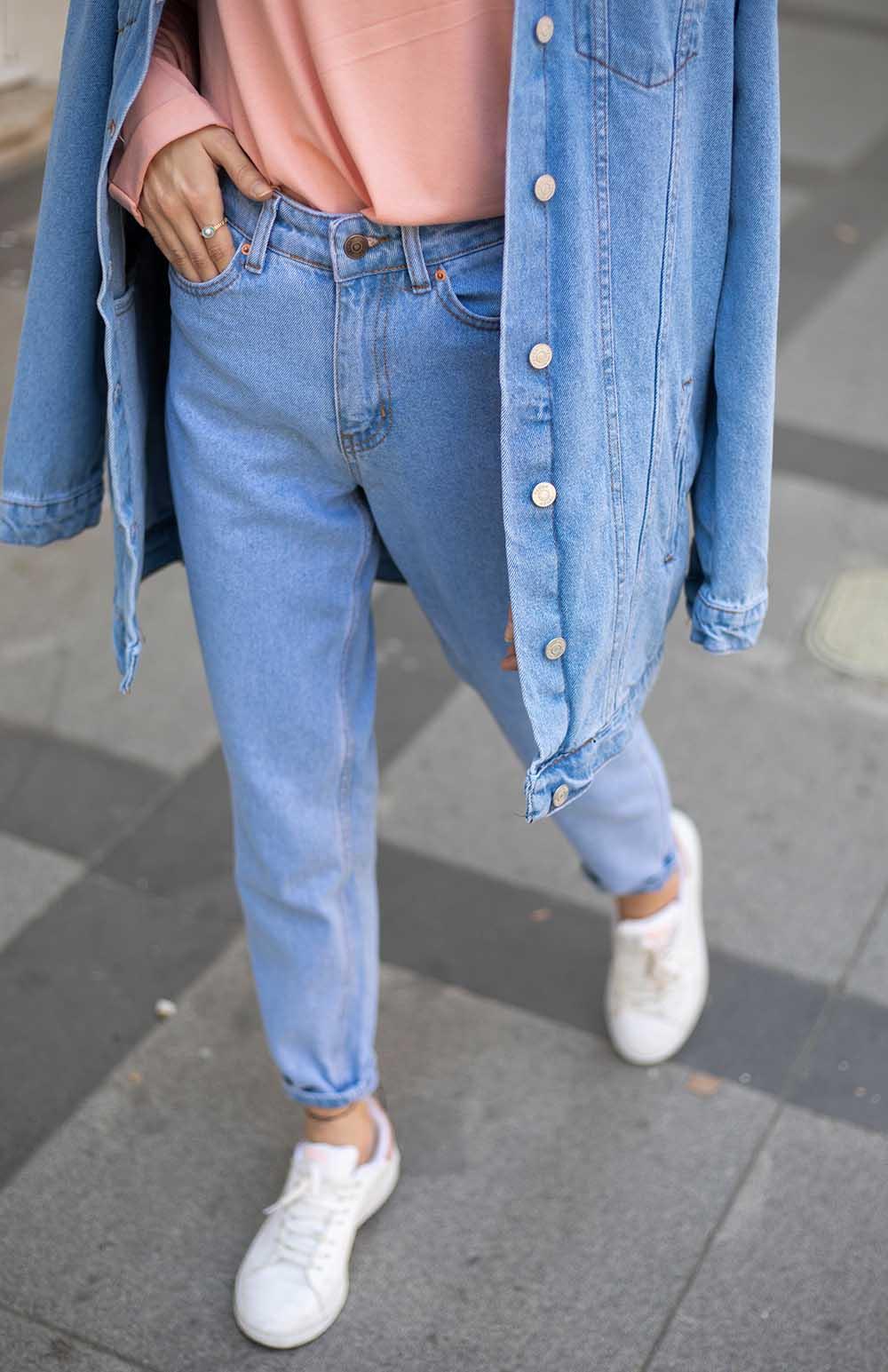 Lamelif Açık Mavi Bf Kot Ceket