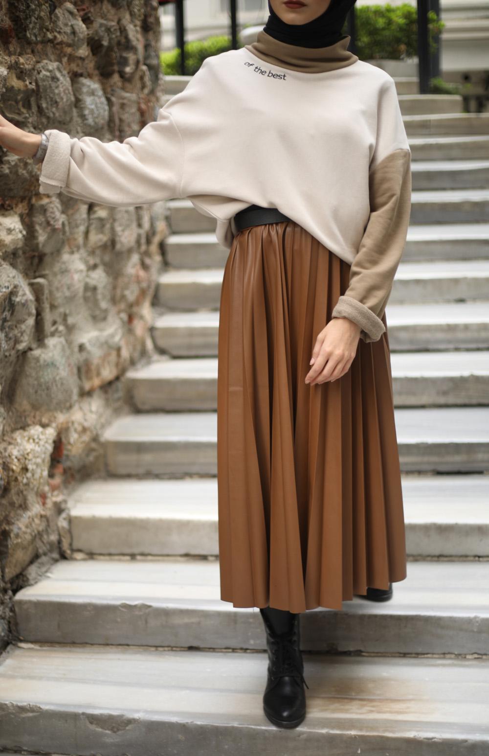 Modalamelif The Best Vizonrengi Sweat