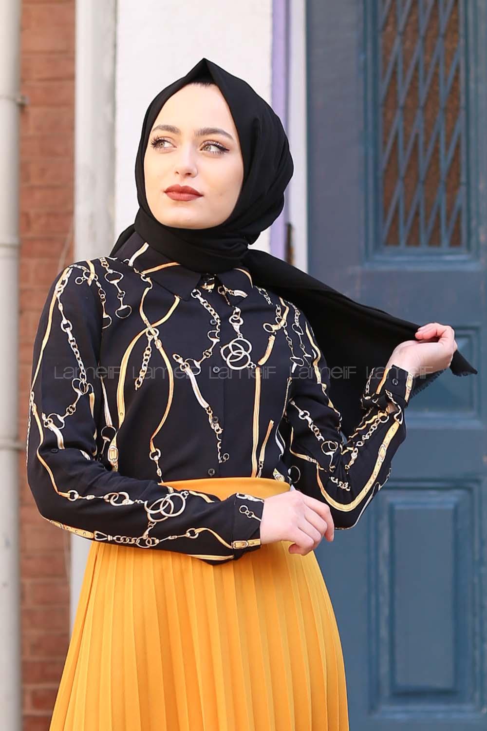 Modalamelif Zincirli Gömlek