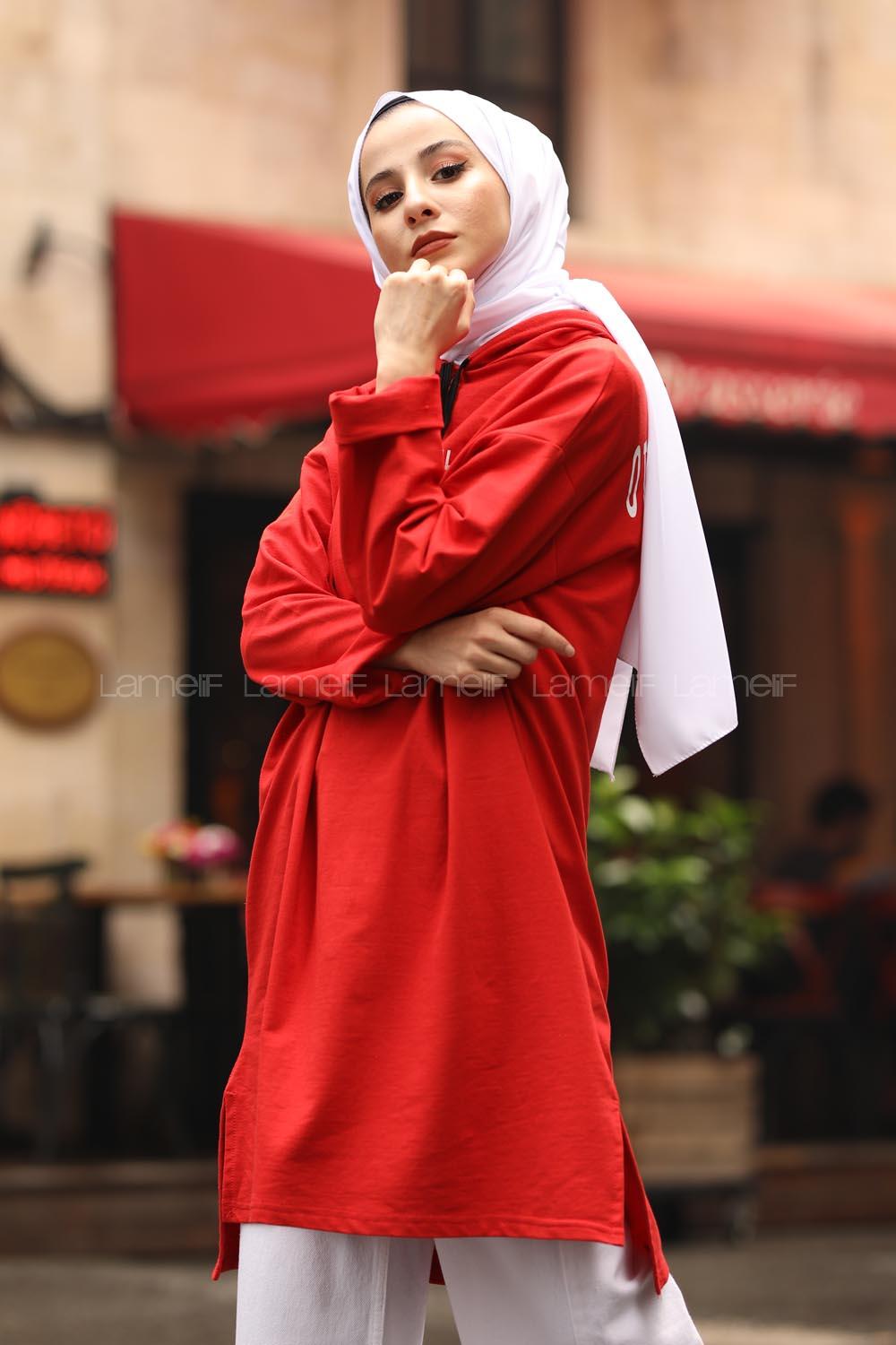 Modalamelif Kırmızı Some Days Sweat