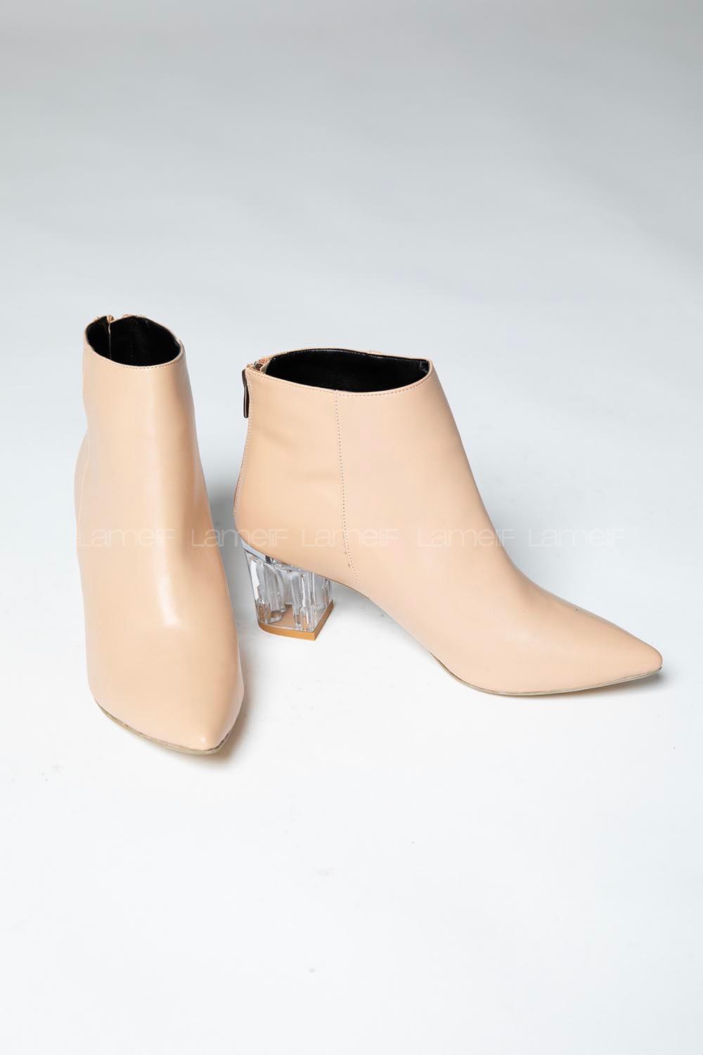 Modalamelif Metakrilat Topuklu Bilekte Bot Pudra