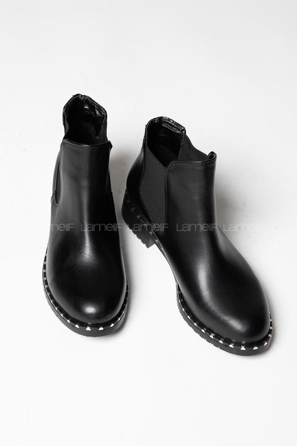 Modalamelif Zımba Detaylı Esnek Bilekte Bot