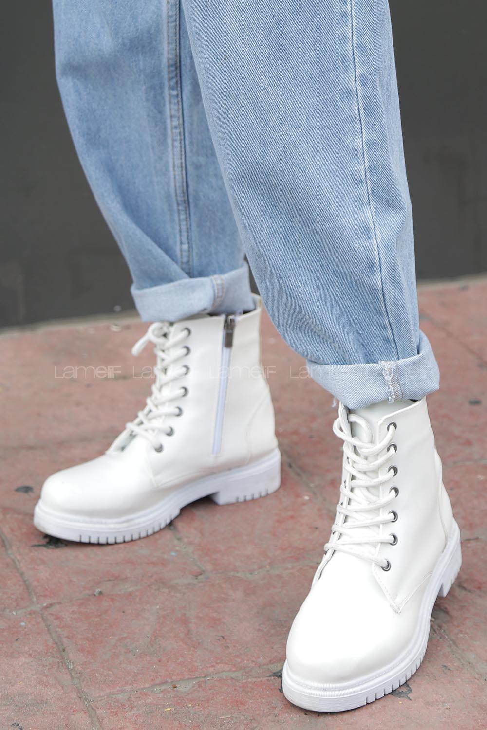 Modalamelif Beyaz Bağcıklı Bot