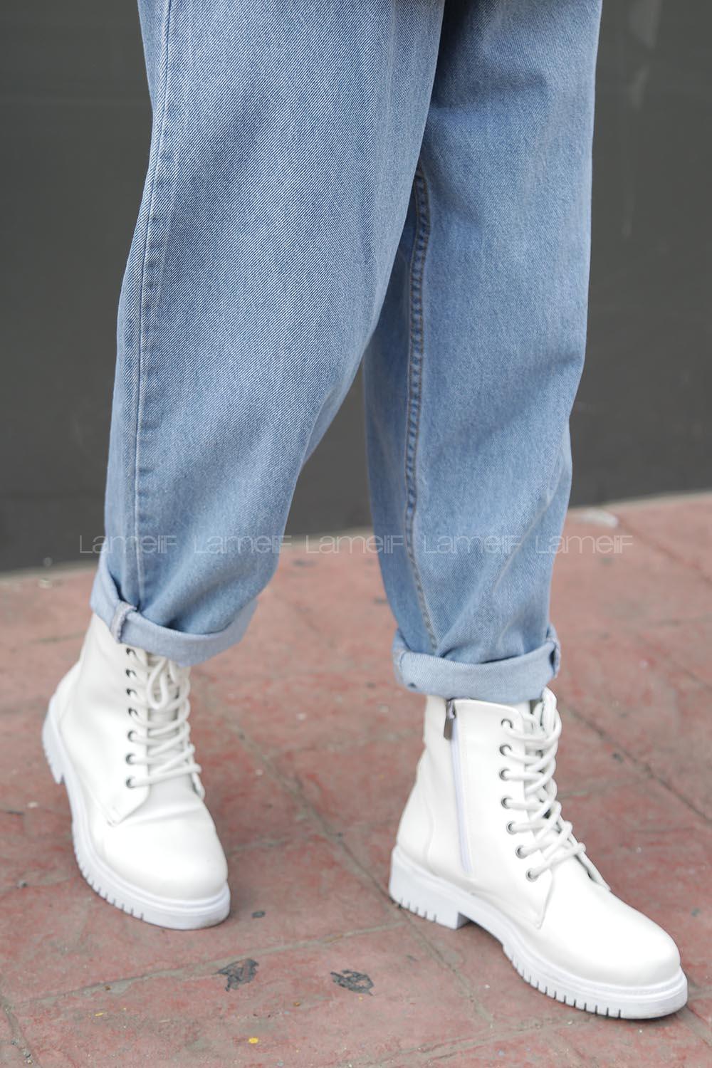 Modalamelif Beyaz Bağcıklı Bot