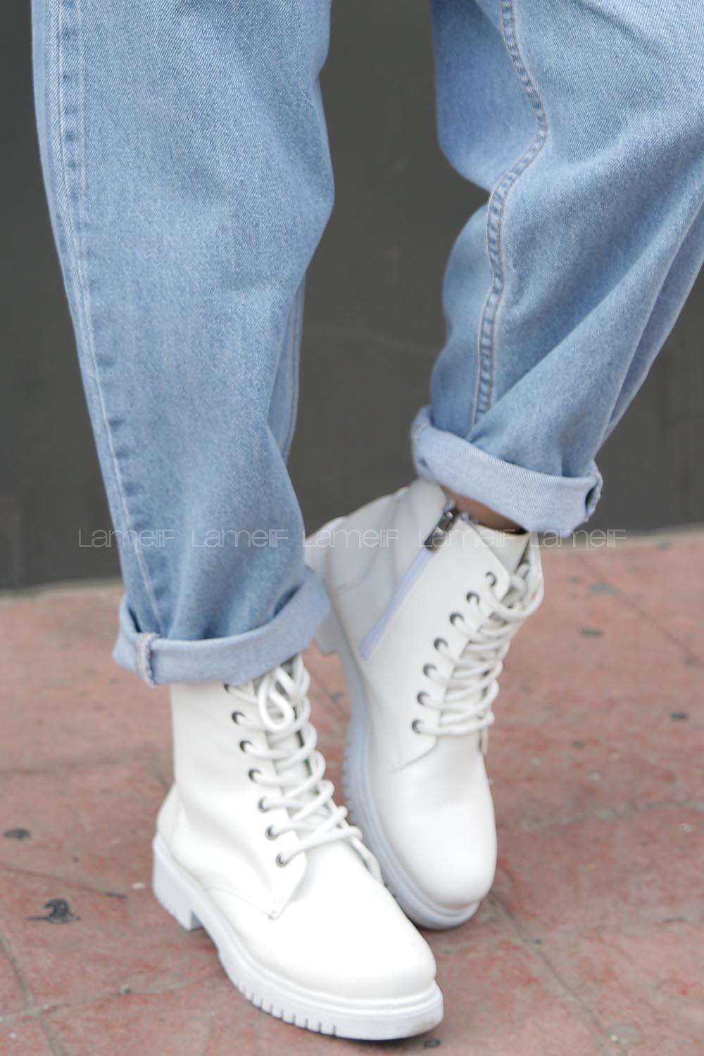 Modalamelif Beyaz Bağcıklı Bot