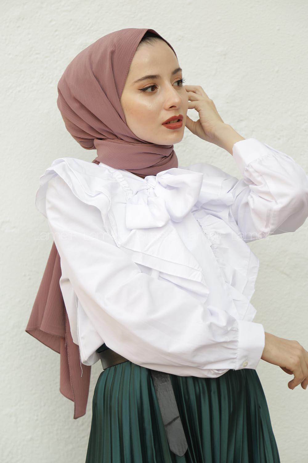 Modalamelif Gül Kurusu Krınkıl Medine İpeği Şal