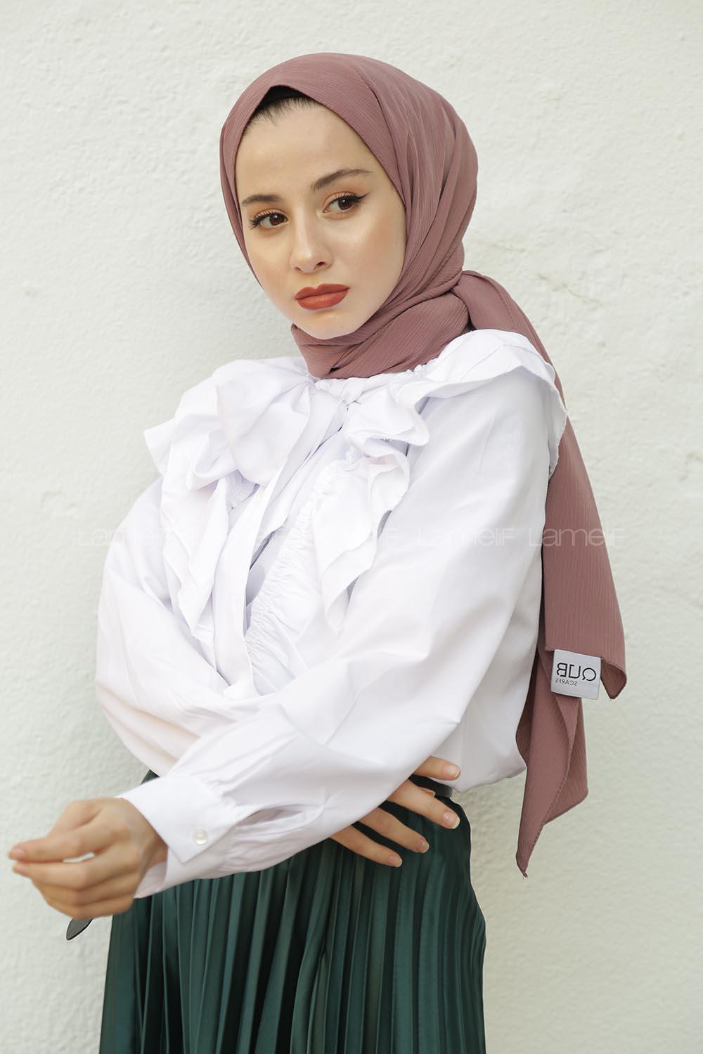 Modalamelif Gül Kurusu Krınkıl Medine İpeği Şal