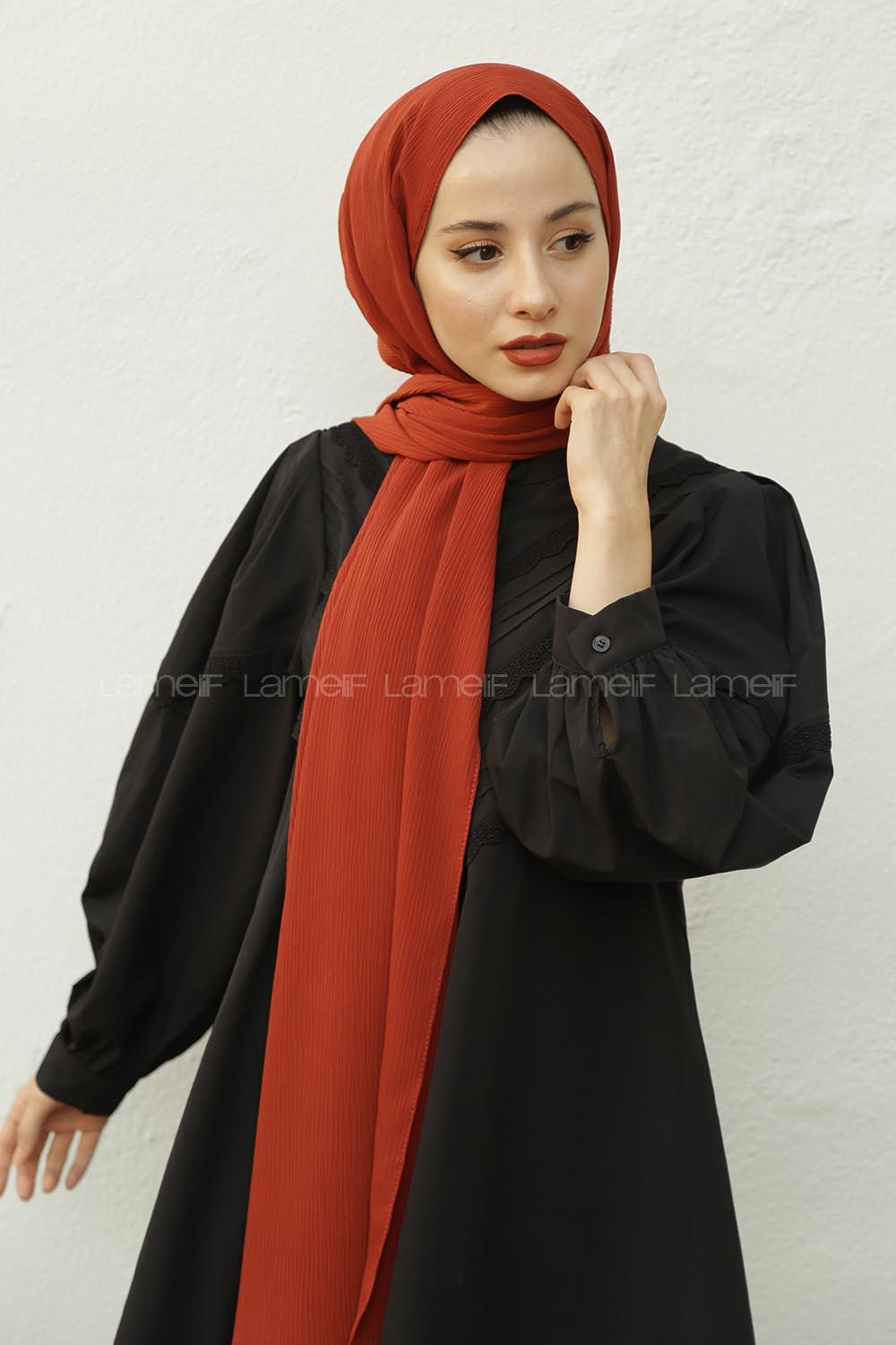 Modalamelif Kiremit Krınkıl Medine İpeği Şal