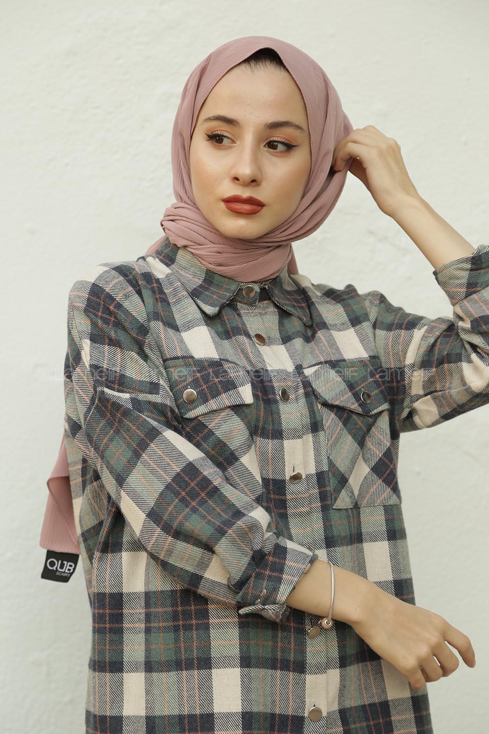 Modalamelif Pudra Krınkıl Medine İpeği Şal