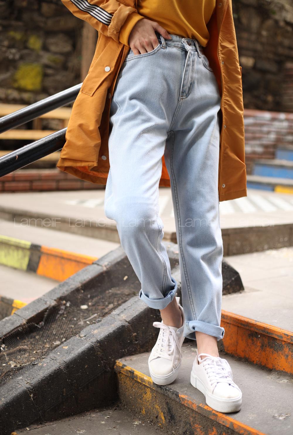 Modalamelif İndirimli Mom Jean