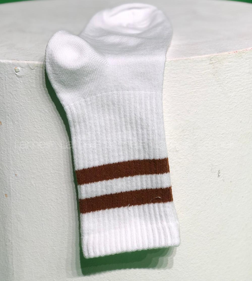 Modalamelif Old Scholl Şeritli Taba Çorap