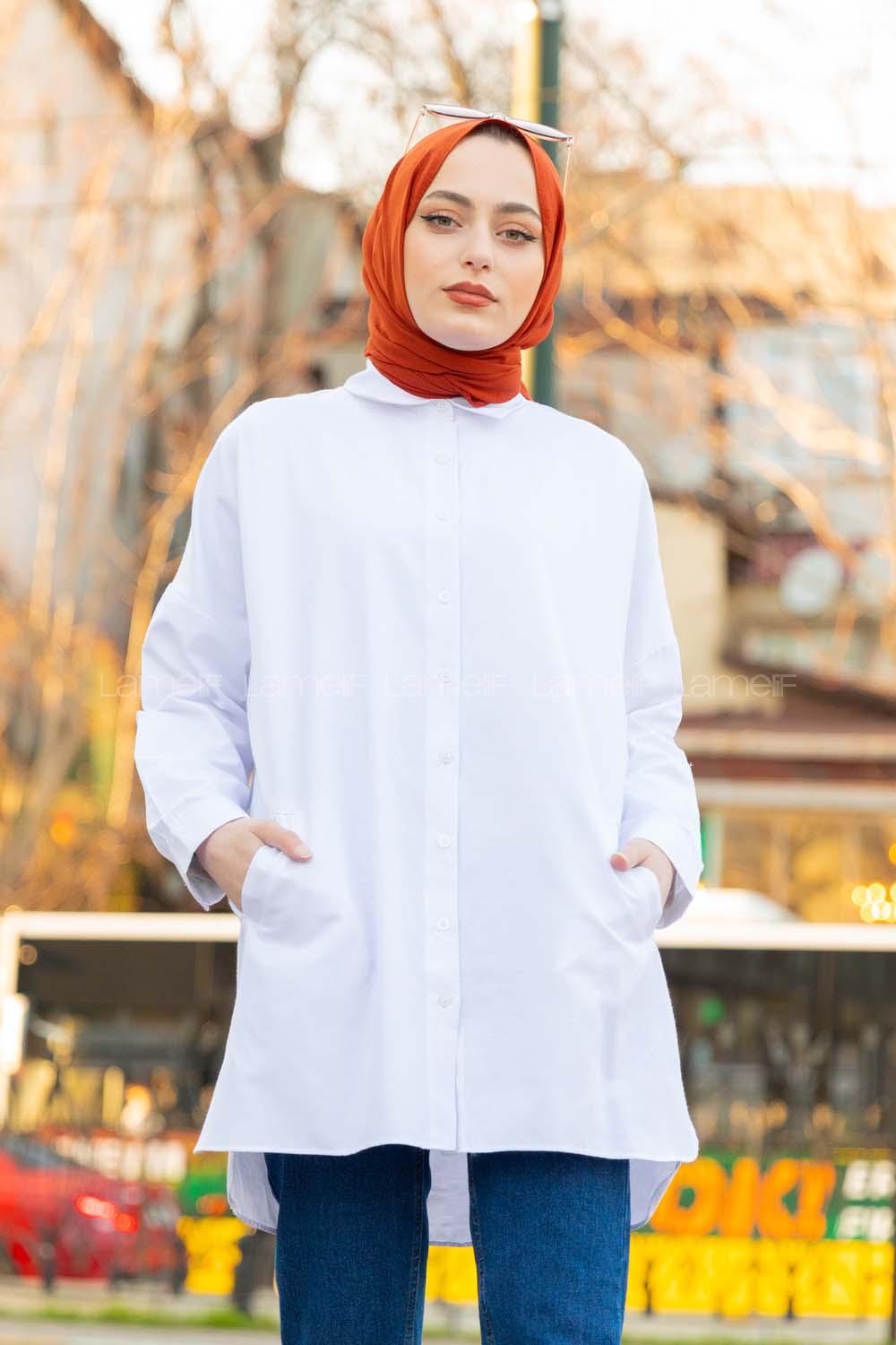 Modalamelif Boyfirend Gömlek Ekru