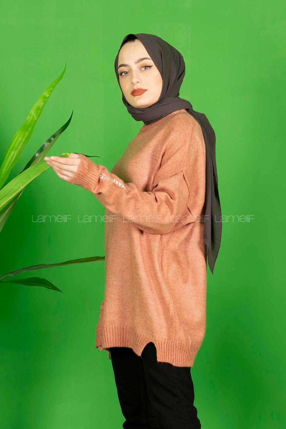 Modalamelif Gül Kurusu Örgü Kazak