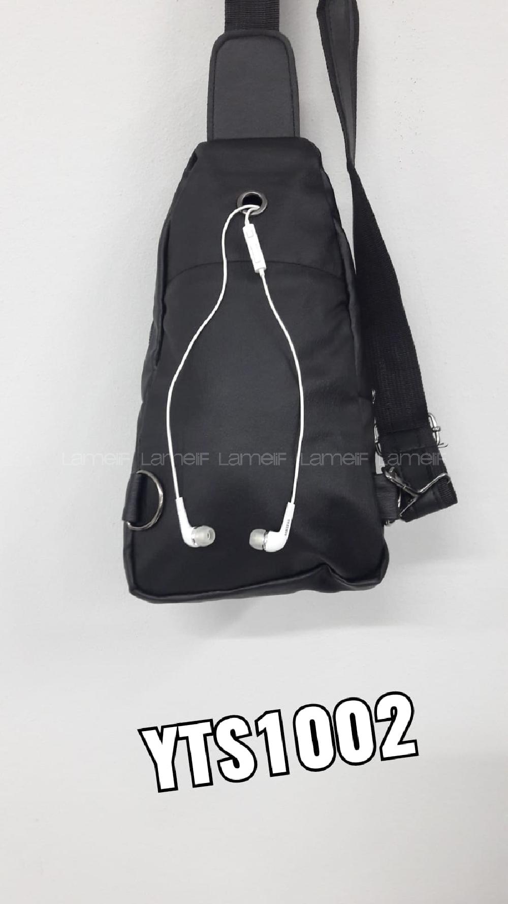 Modalamelif Telefon Çıkış Portlu Akıllı Tasarım Çanta Siyah