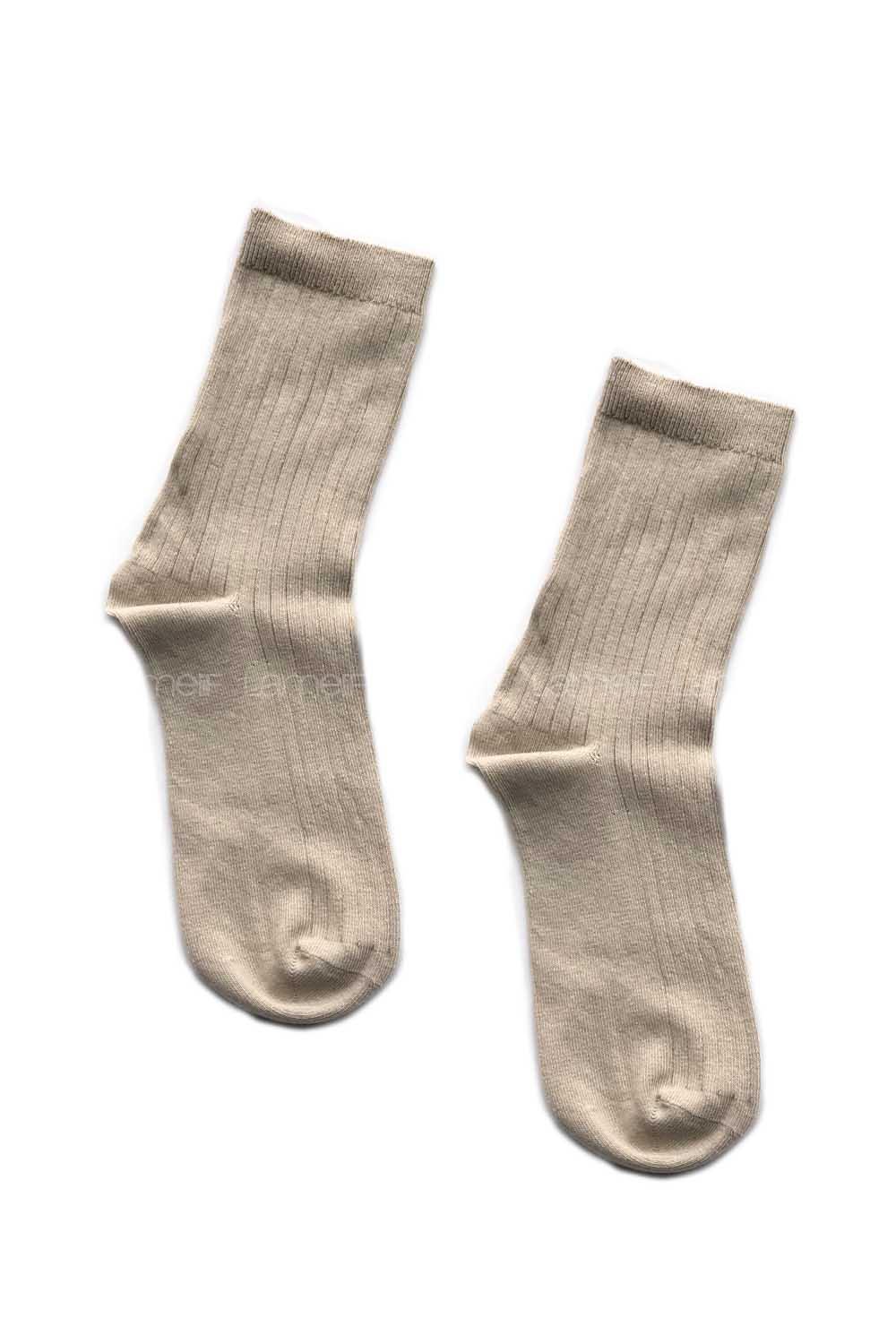 Modalamelif  İnce Fitilli Taş Rengi Çorap