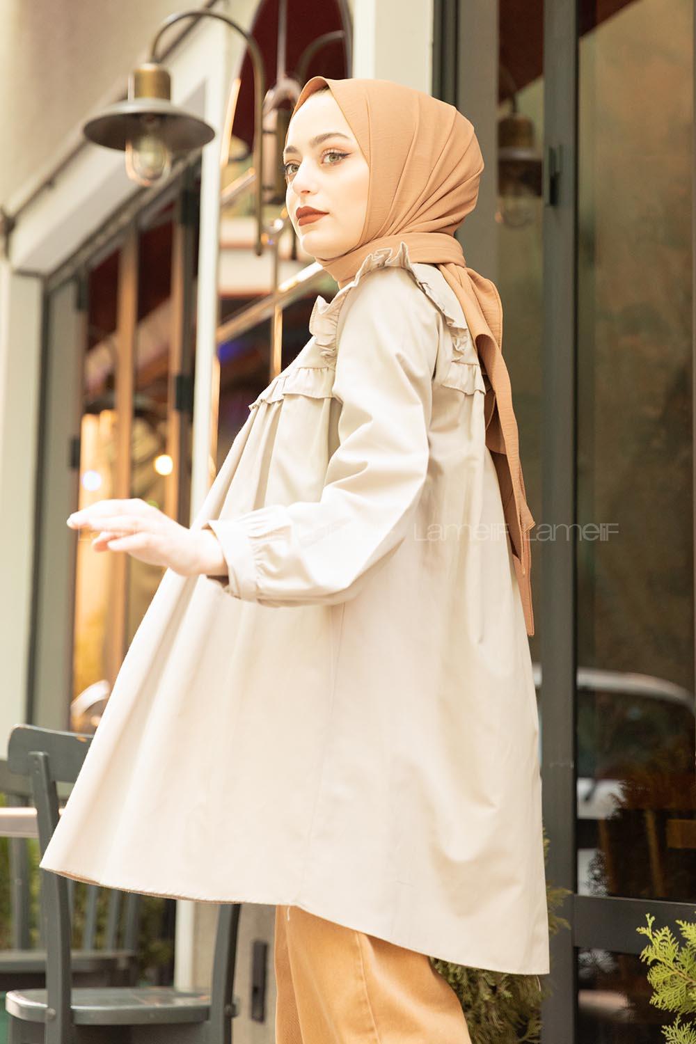 Mink Normal Neck Cotton Fabric Unprinted Tunic