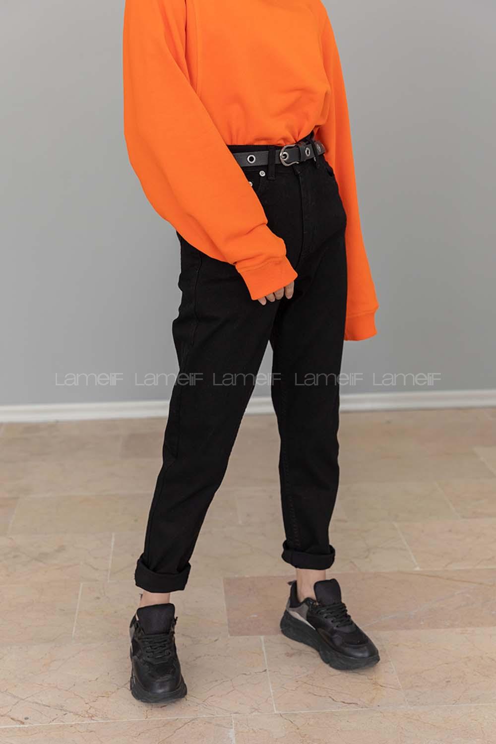 Modalamelif Twin Siyah Mom Jean Siyah