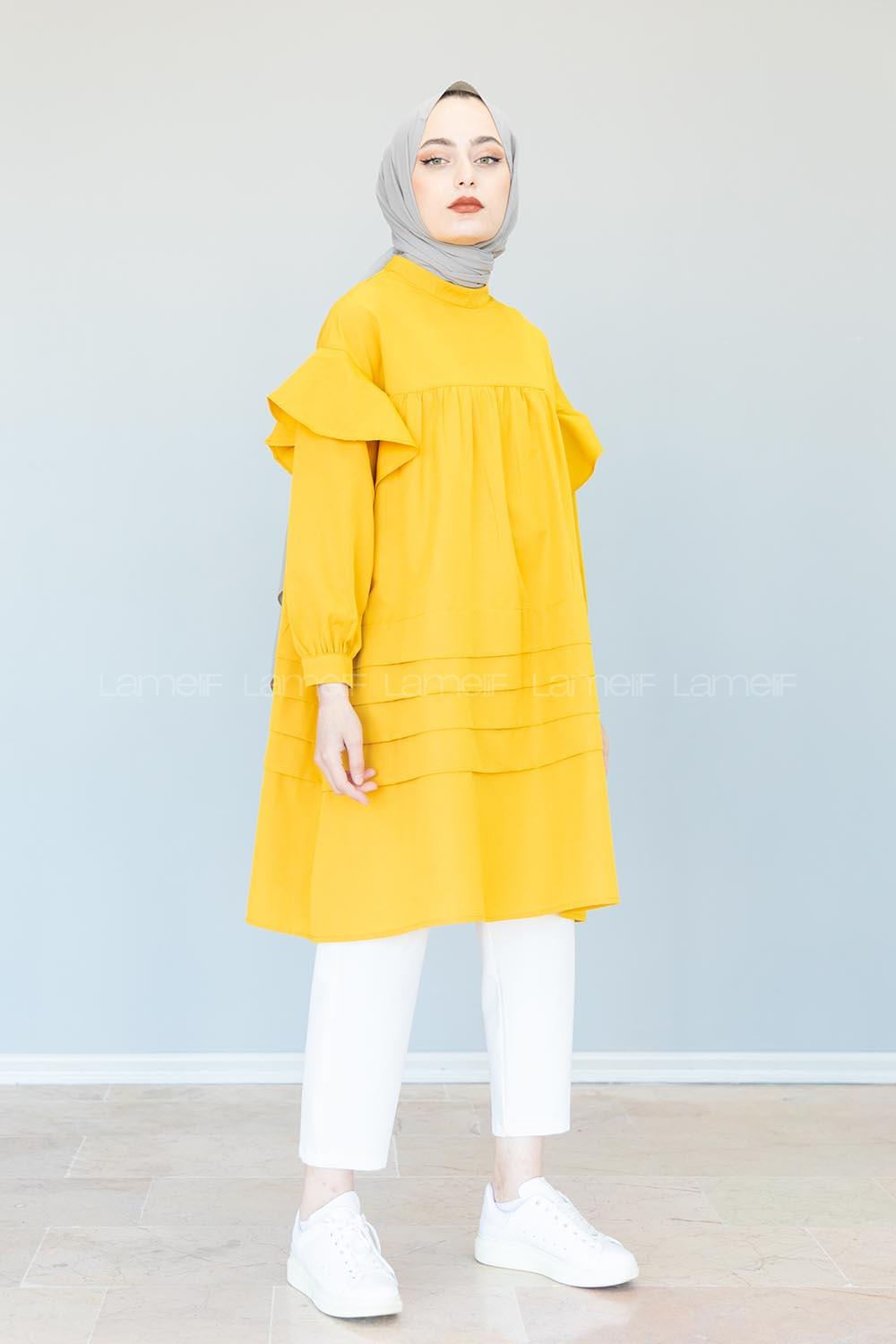 Modalamelif Salaş Tunik Sarı